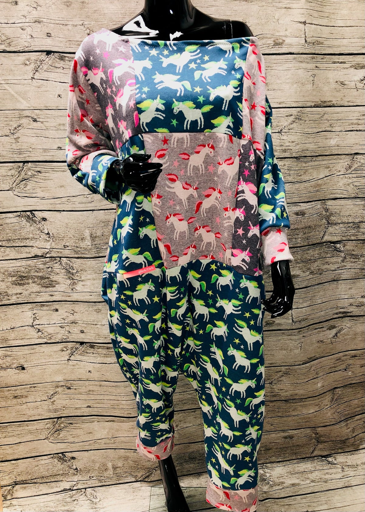 Overall Unicorn Jumpsuit Einhörner