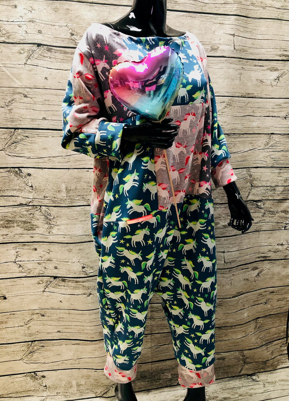 Overall Unicorn Jumpsuit Einhörner
