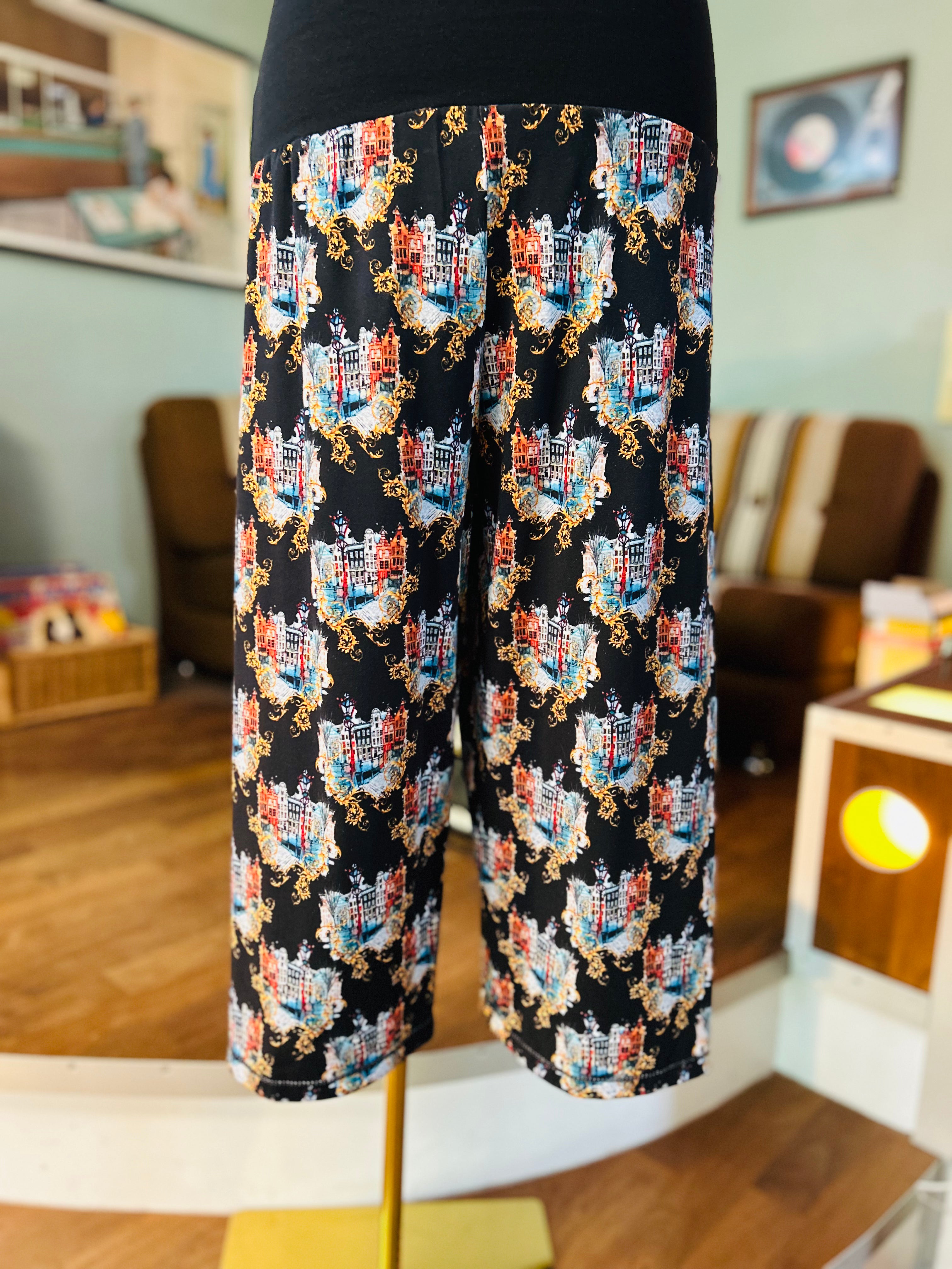 Culotte-Wohlfühlhose Häuser Amsterdam