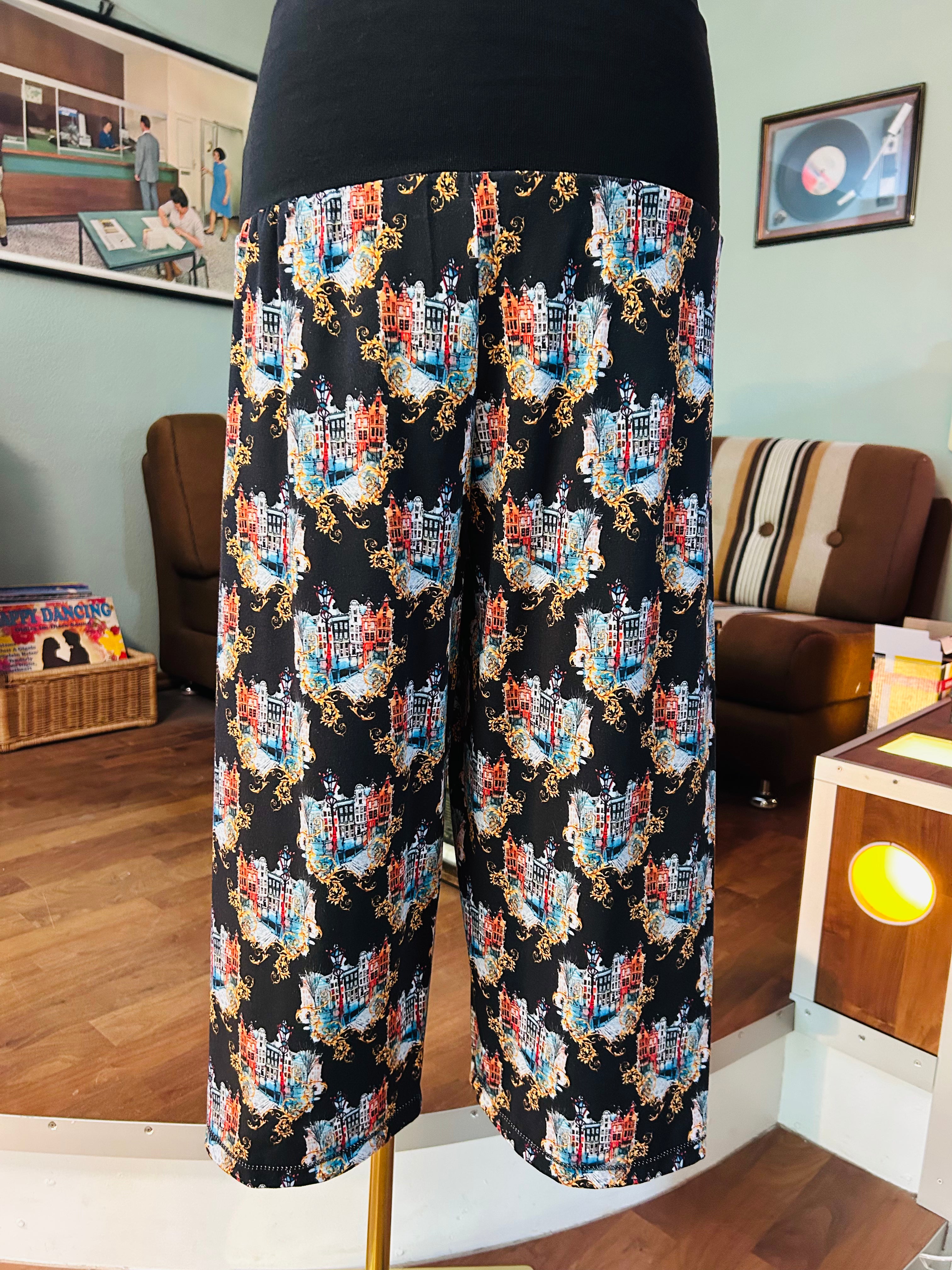Culotte-Wohlfühlhose Häuser Amsterdam