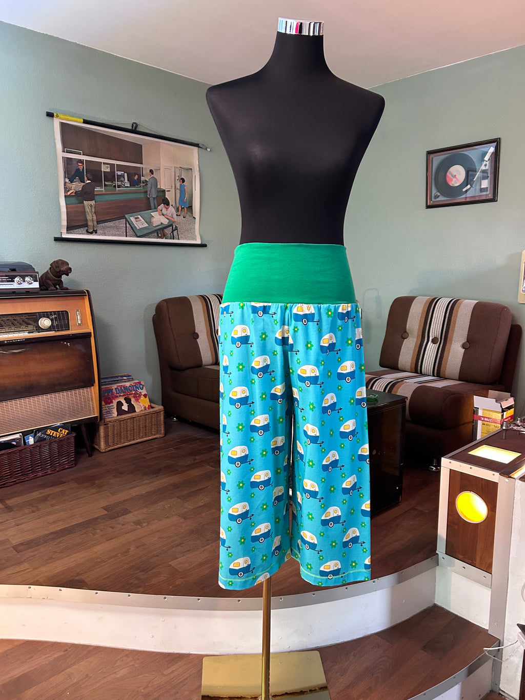 Culotte-Wohlfühlhose Wohnwagen Retro