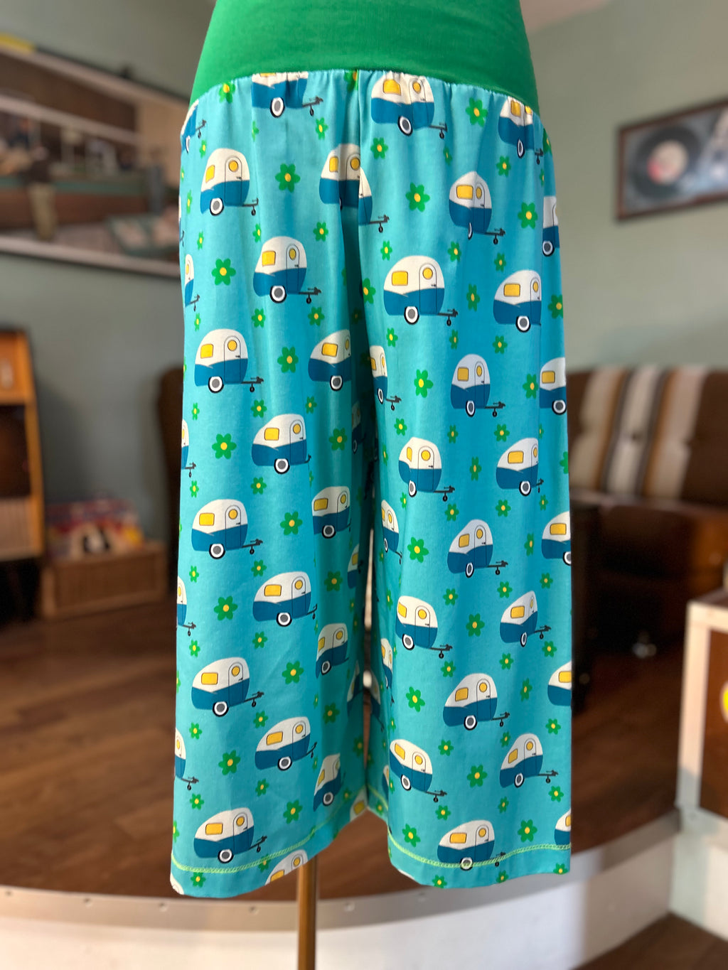 Culotte-Wohlfühlhose Wohnwagen Retro