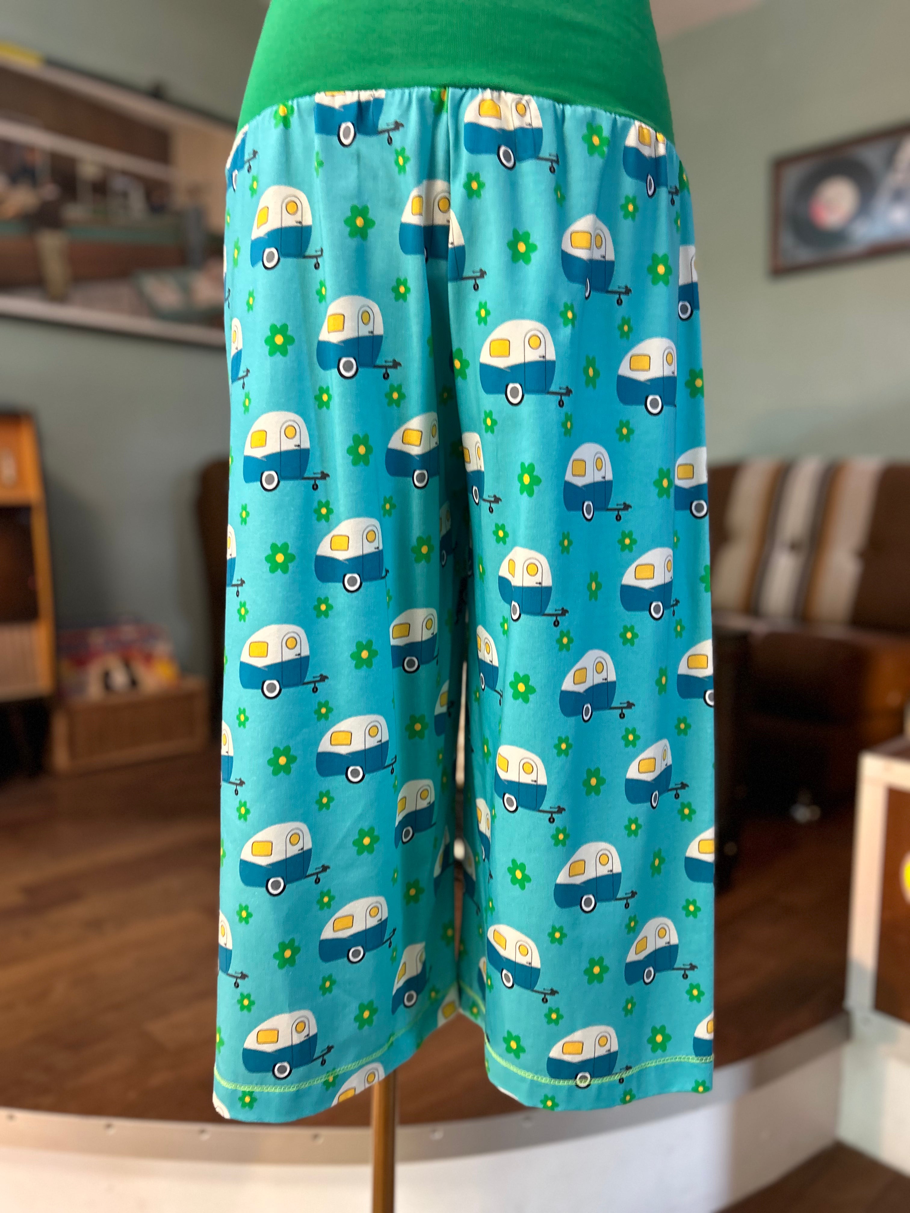 Culotte-Wohlfühlhose Wohnwagen Retro