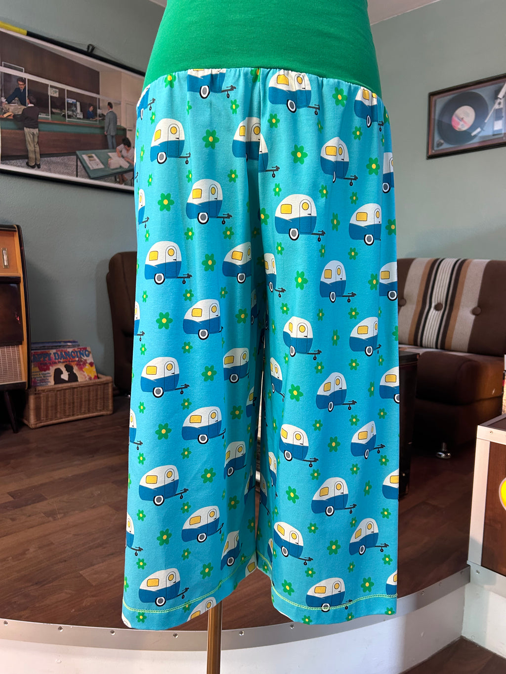 Culotte-Wohlfühlhose Wohnwagen Retro