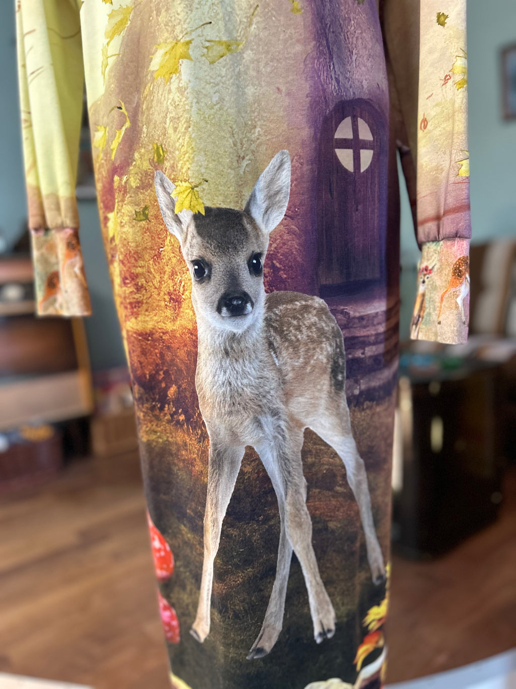 Wohlfühlkleid - Bambi im Herbstwald