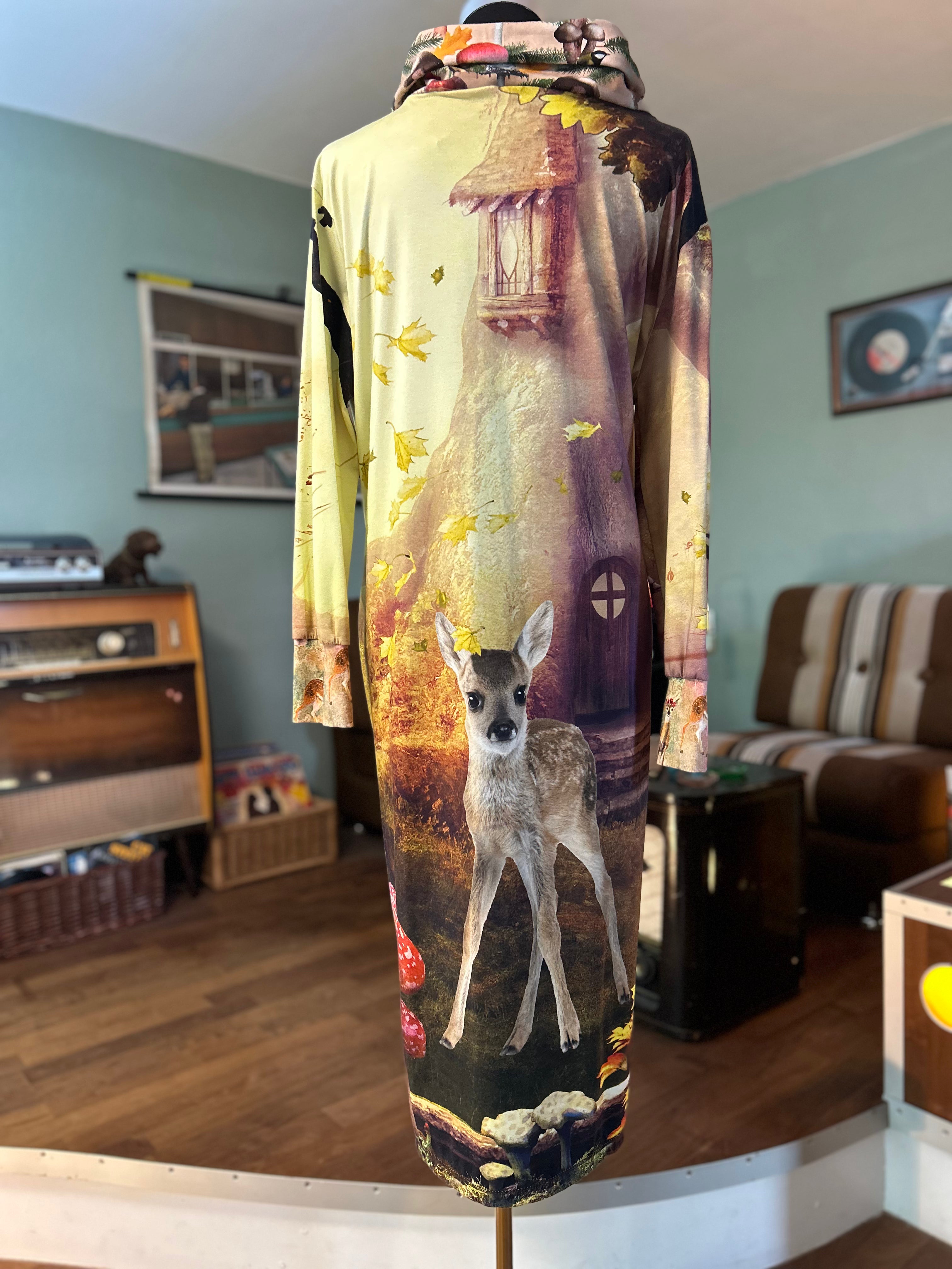 Wohlfühlkleid - Bambi im Herbstwald