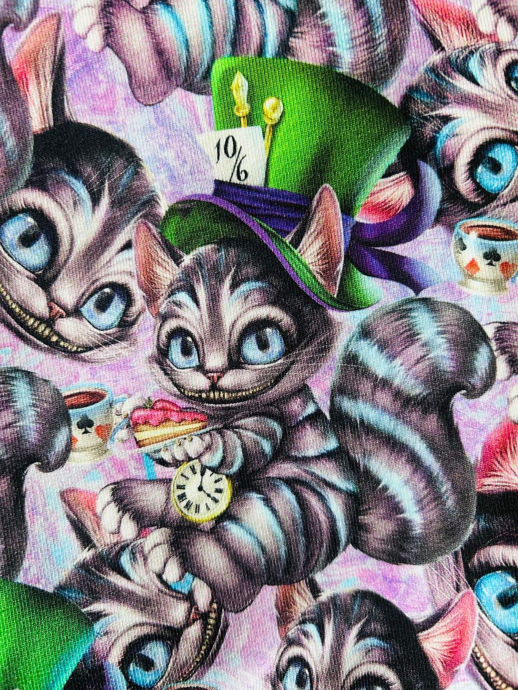 Stulpen Beinstulpen Alice Grinsekatze