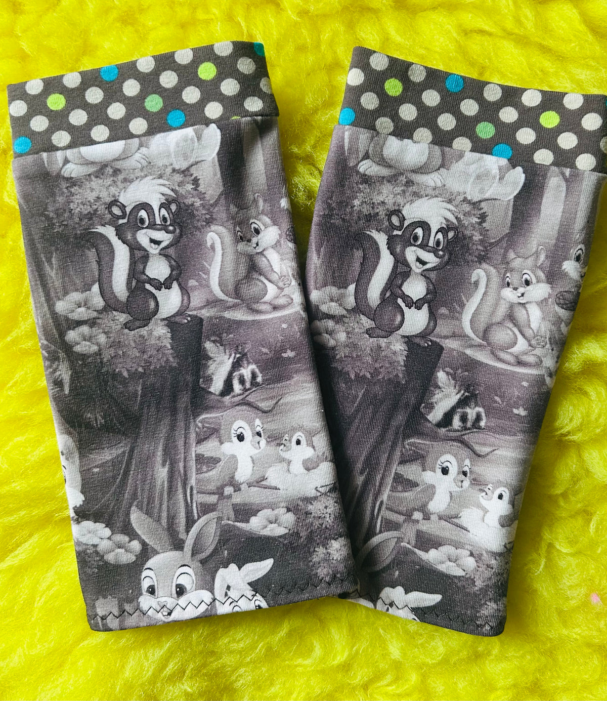 Stulpen Armstulpen Bambi Hase Zauberwald