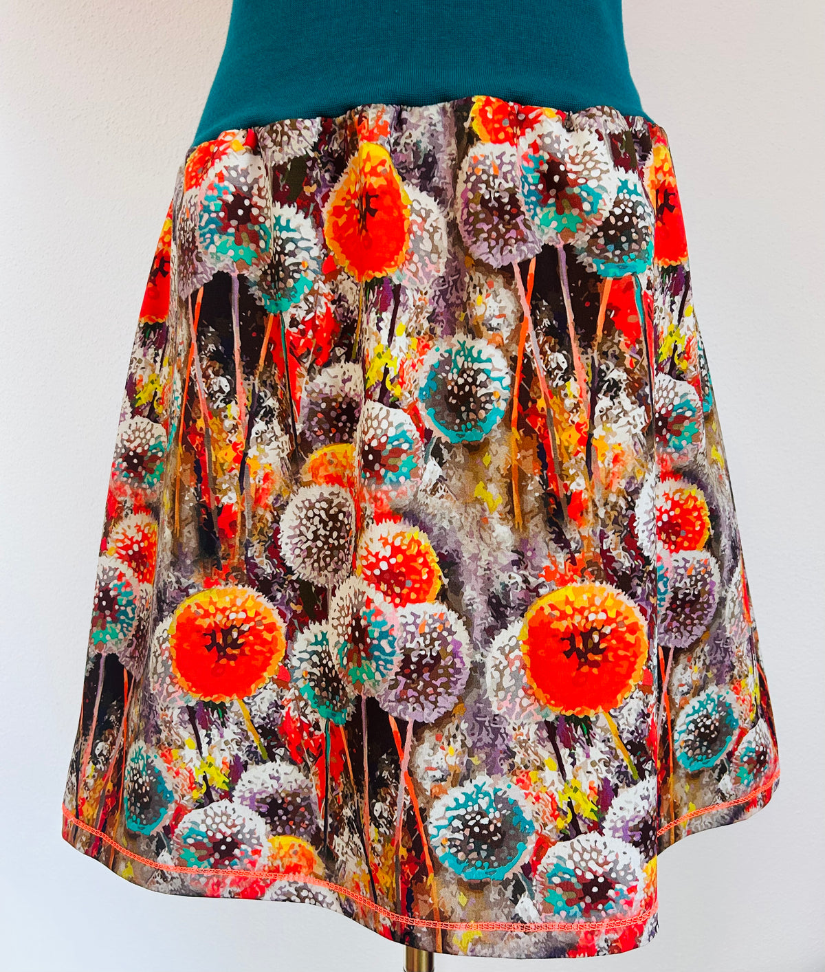 Rock Retro Flower Blumen Pusteblume