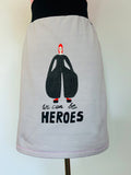 Rock "we can be heroes" mit Leo🩷🧡 Größe 36 - 40