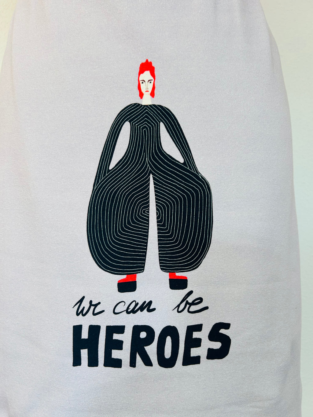 Rock "we can be heroes" mit Leo🩷🧡 Größe 36 - 40